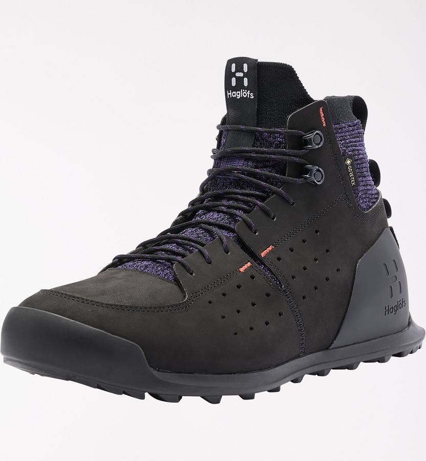 Haglöfs Mens Duality AT1 GT Hiking Boots Black/Purple New Zealand 86105BLZH
